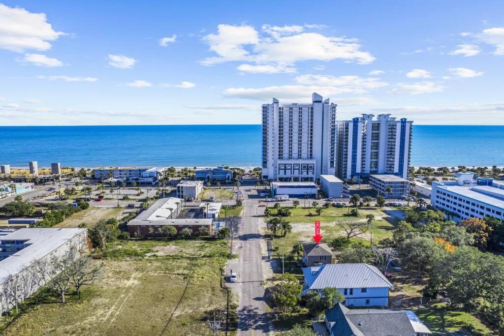 מירטל ביץ' Dazzling Centrally Located Ocean View W 2 Kings, Huge Private Yard, 2 Decks, Firepit, Bbq מראה חיצוני תמונה