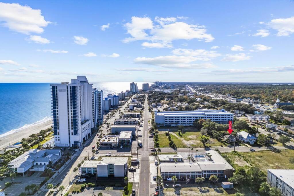 מירטל ביץ' Dazzling Centrally Located Ocean View W 2 Kings, Huge Private Yard, 2 Decks, Firepit, Bbq מראה חיצוני תמונה