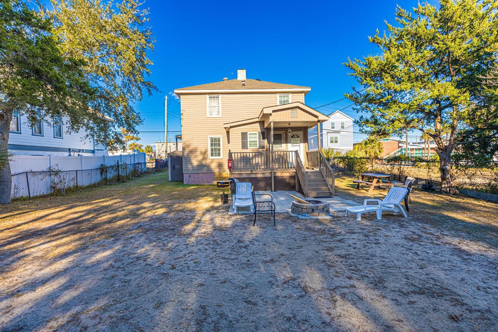 מירטל ביץ' Dazzling Centrally Located Ocean View W 2 Kings, Huge Private Yard, 2 Decks, Firepit, Bbq מראה חיצוני תמונה